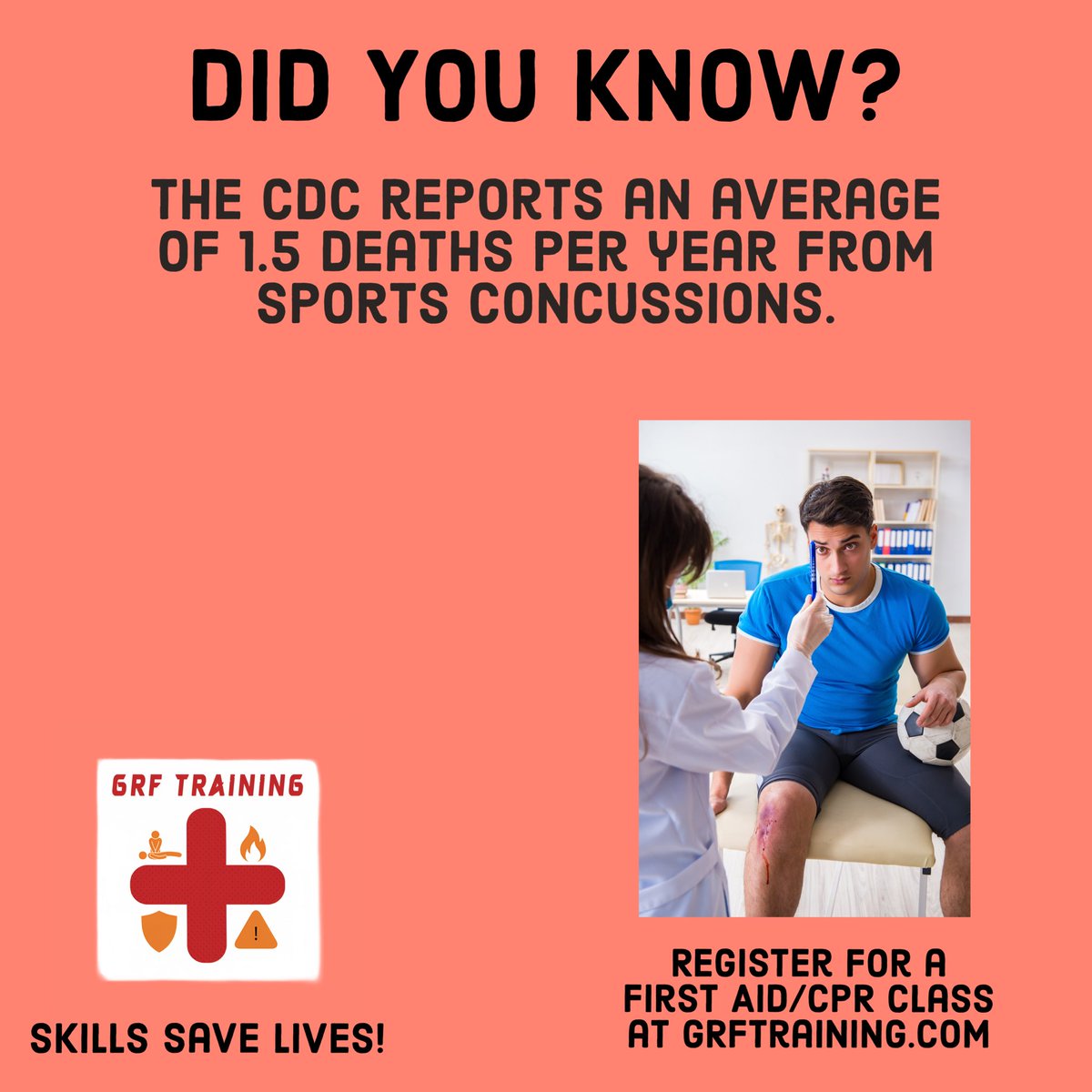 Adult First Aid CPR/AED class
American Legion Post 142
135 E Passaic St
Maywood, NJ 07607
March 25, 2024 at 6pm
Use the link below to sign up!
grftraining.myshopify.com/products/032524
#cprtraining #skillssavelives #firstaidtraining #grftraining #cprtraining #teachersarehuman #concussion
