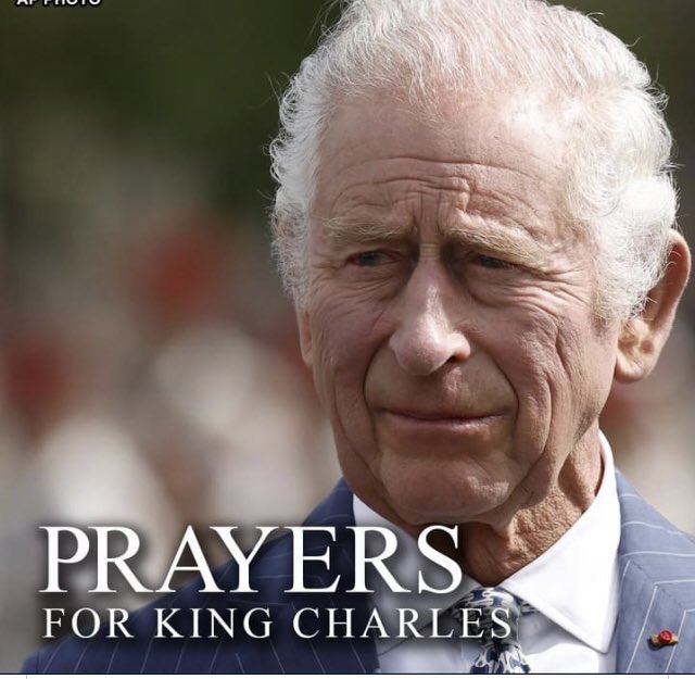1nvisikids's tweet photo. #KingCharlesIII

Keeping you in our thoughts and prayers Your Majesty. 

Wishing you sunshiny days ahead Sir. 
Hugs to Queen Camilla. 

@ClarenceHouse 
@RoyalFamily https://t.co/FpUSySURxV