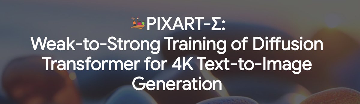 YangL_7's tweet image. We are pleased to announce that PIXART-Σ is trained by our CAME optimizer(arxiv.org/abs/2307.02047).
Glad to see that our work has a real-world impact on the training of DiT models!
Code: github.com/yangluo7/CAME