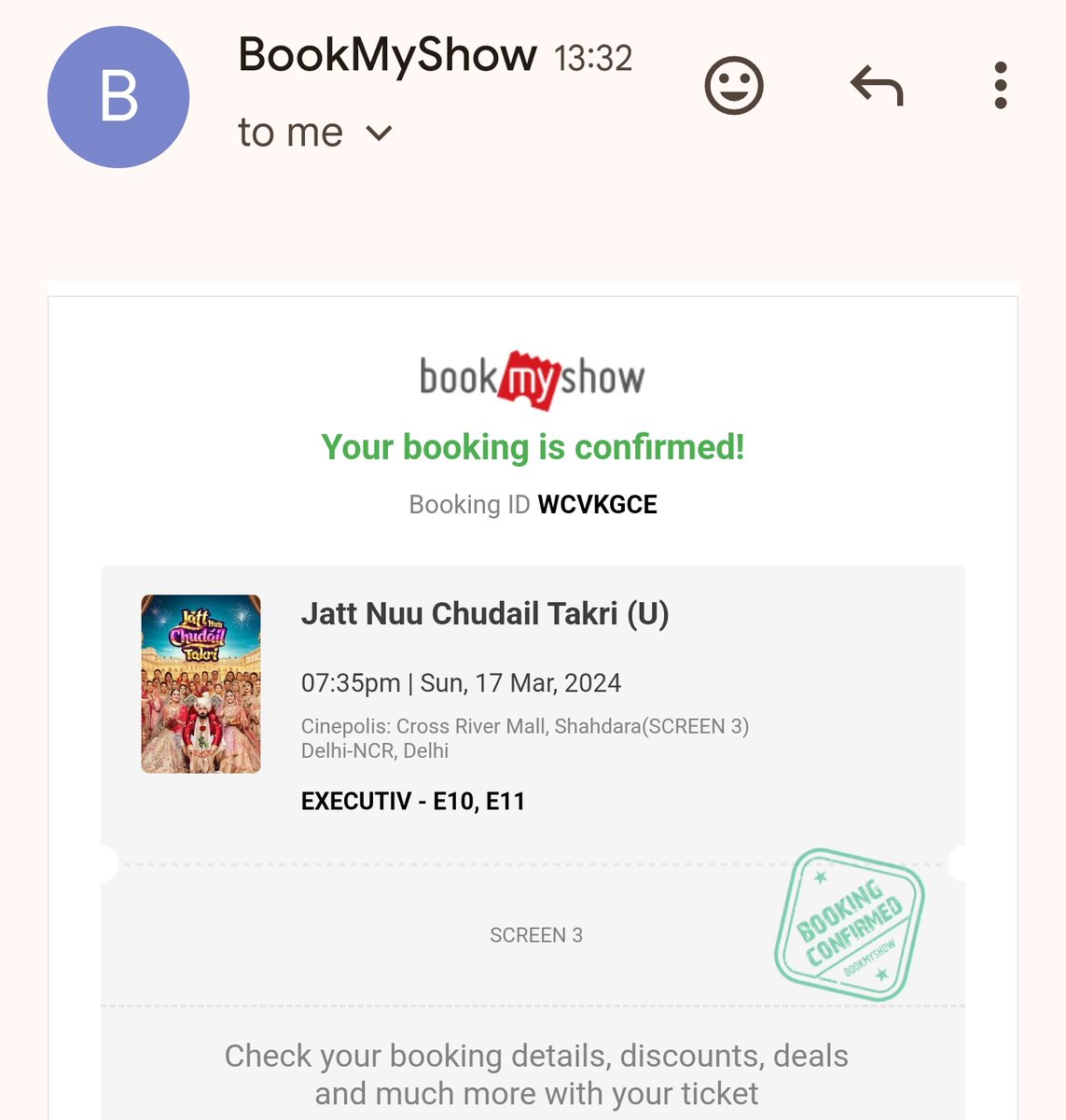 Booking done for #JattNuuChudailTakri 

@GippyGrewal  @sargun_mehta