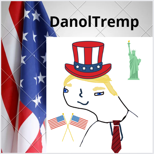 kpech666's tweet photo. Vote for @DanolTremp
 $TRWP #DanolTremp https://t.co/NFRJxWPlId