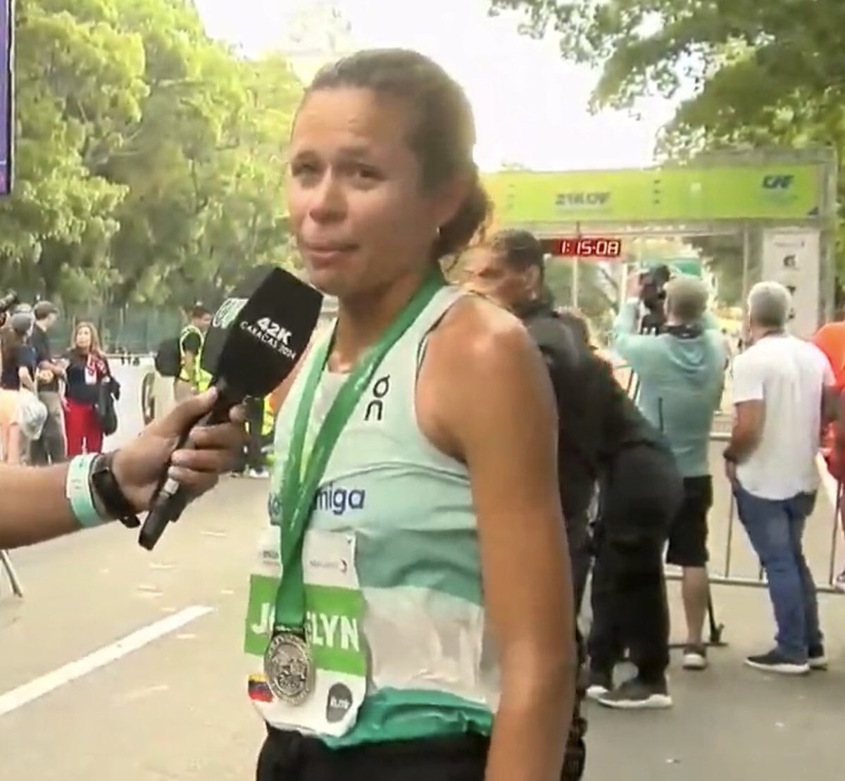 revistamaraton's tweet photo. Joselyn Brea con nuevo récord de 1:12:35 gana la Media Maratón CAF 2024.Felicitaciones. https://t.co/FvLsyGRSev