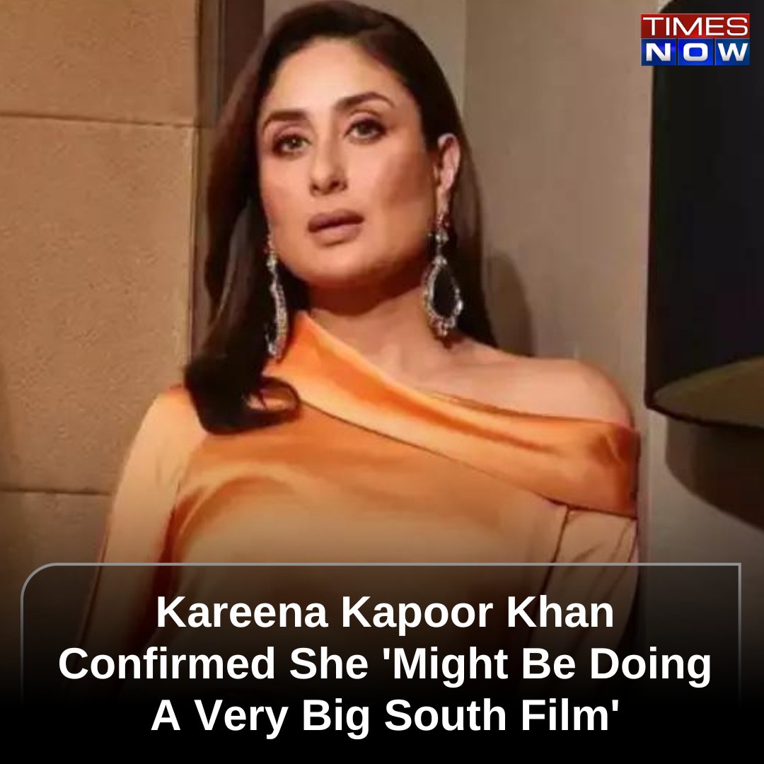 TIMES NOW on X: Kareena Kapoor Khan in a South Indian movie? Watch:  t.couEpRhi7MAK KareenaKapoor Entertainment  t.coAVjoqAJGpy  X