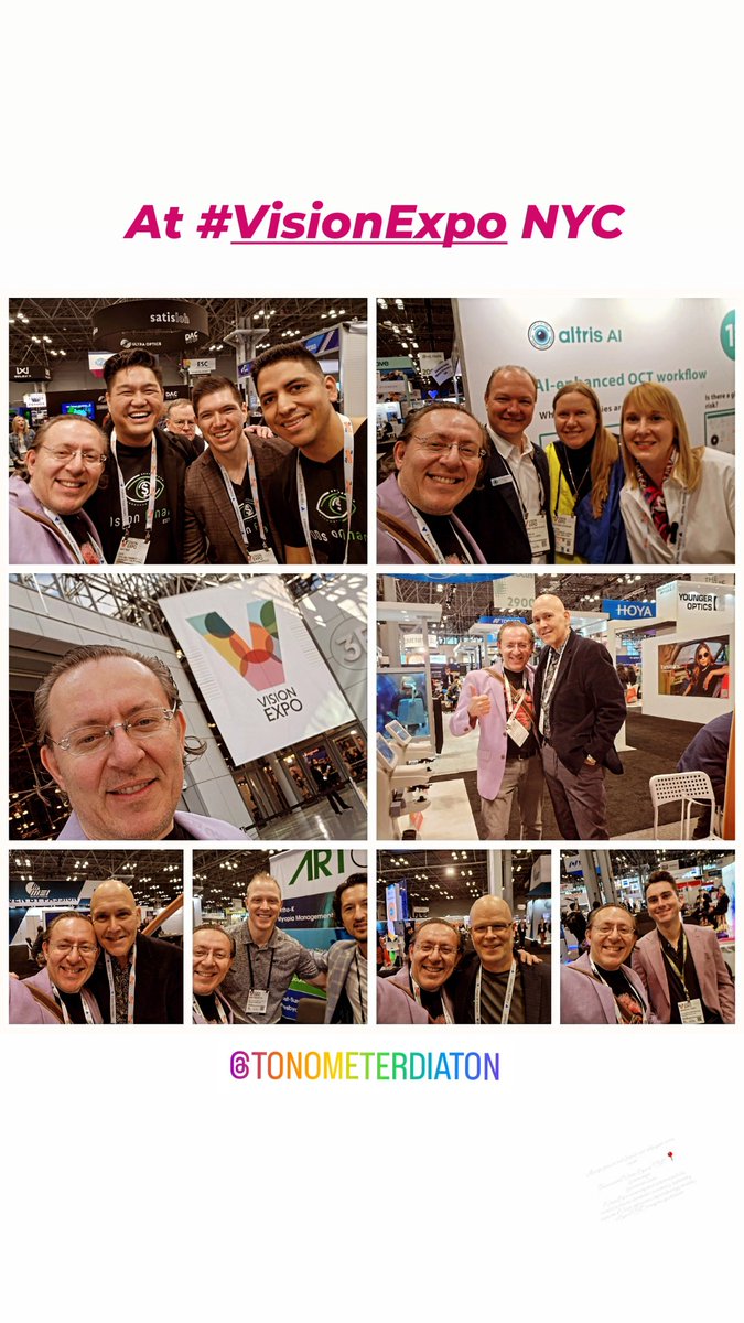 Team Diaton tonometer at #VisionExpo NYC - GREAT catching up with friends! More about Diaton TonometerDiaton.com #tonometry #tonometer #diaton #glaucoma #optometry #vee2024 #visionexpo2024