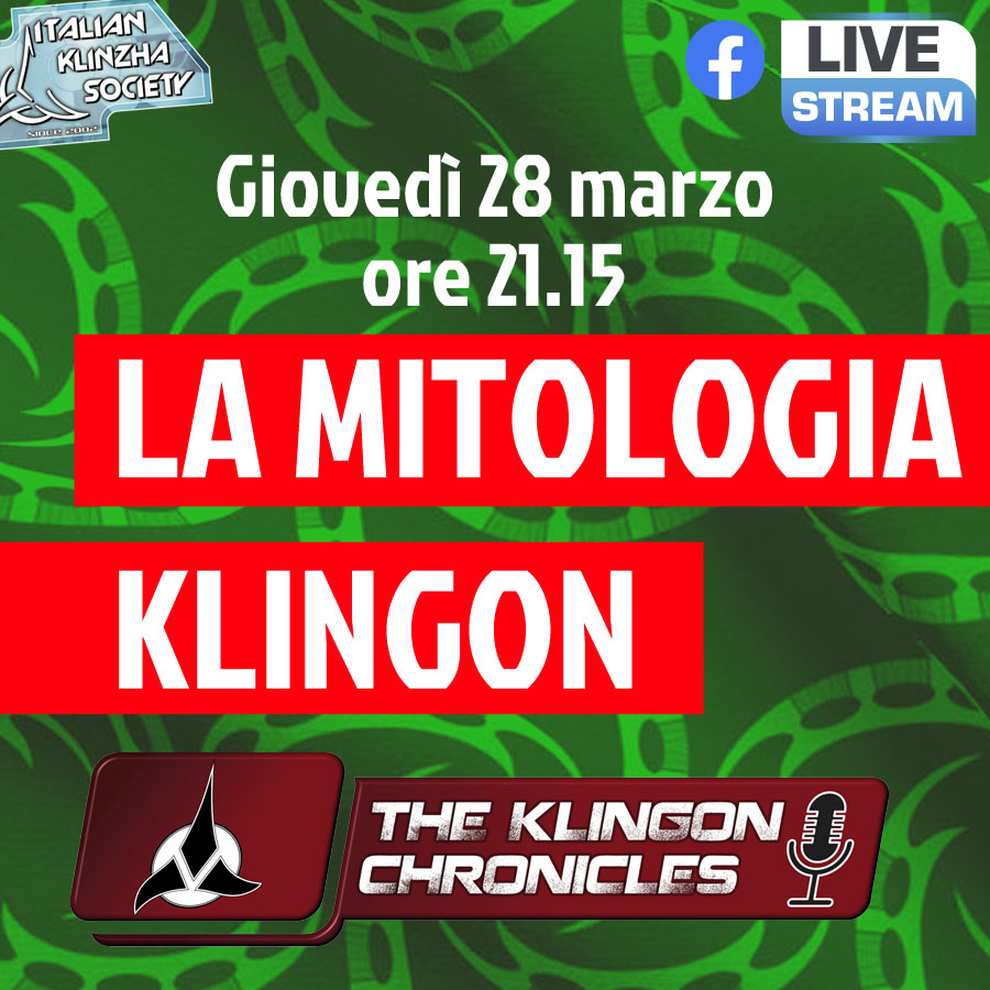 ItalianKlinzha's tweet image. Non perdete la diretta di questa sera, alle 21.15 sulla nostra pagina Facebook. Vi parleremo della mitologia klingon #klinzha #klingon #StarTrek #Newproject #comingsoon2024 #ilovestartrek #trekkers #scifi #nerdlife #startrekfamily #geek #TKC #klingonchronicles
