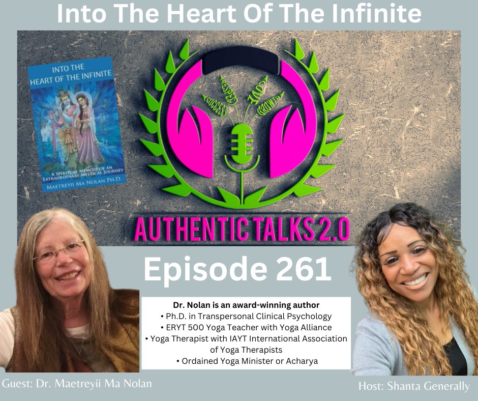 Tun into Authentic Talks 2.0 meet Dr. Nolan she is here to share her new book about her extraordinary spiritual journey! #authentictalks2 #DrNolan #Shantagenerally #booklovers #spiritualjourney