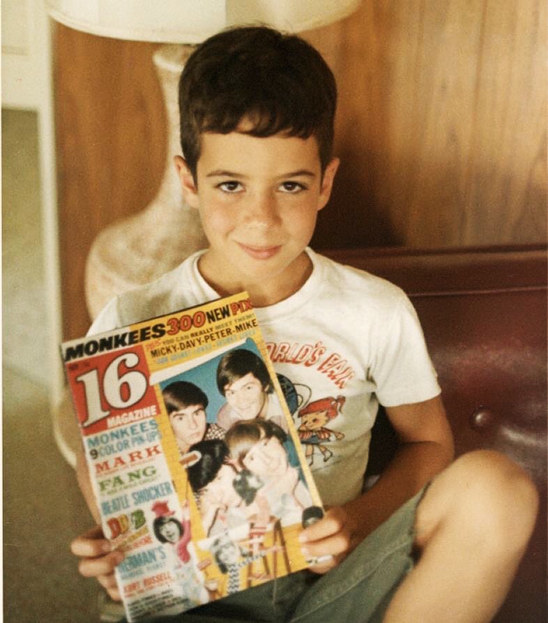 Me, settling in with some heavy reading. 1967. Hey, hey, @TheMickyDolenz1.