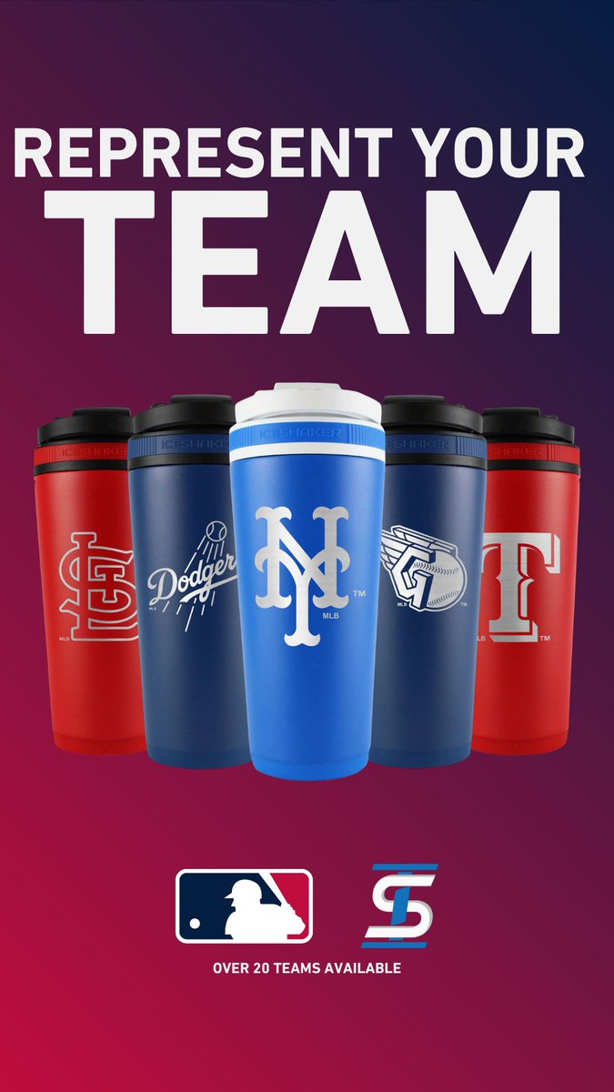 The @iceshakerbottle MLB collection is now available ⚾️ iceshaker.com