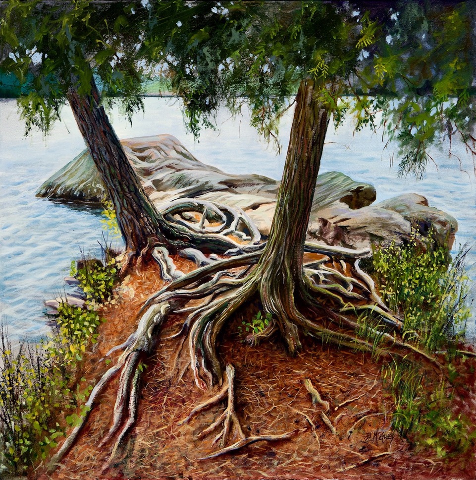 galleryonlake's tweet photo. The Gallery on the Lake proudly presents “Tangled Roots” by Barbara McGuey
24 x 24 in. Oil $1400

Read more about Barb's life and inspirations in our latest Artist Profile:
https://t.co/nVuiHooNp8

@BarbMcguey #artistprofile #arteducation #canadianartist #OilArtist #OilPainter https://t.co/o9uIz6h6bb