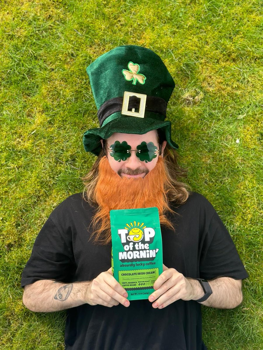 Happy St. Paddy’s day! 🍀 You’re all honorary Irishmen today. Make sure to grab one of the LAST FEW bags of TOTM Irish Cream Coffee and taste the juices of the Emerald Isle! bit.ly/49VrsXf