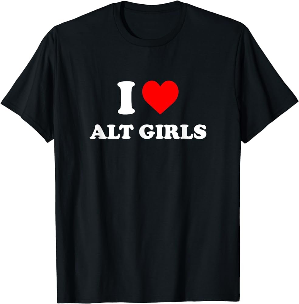 glaive wearing 'I ♥ ALT GIRLS'