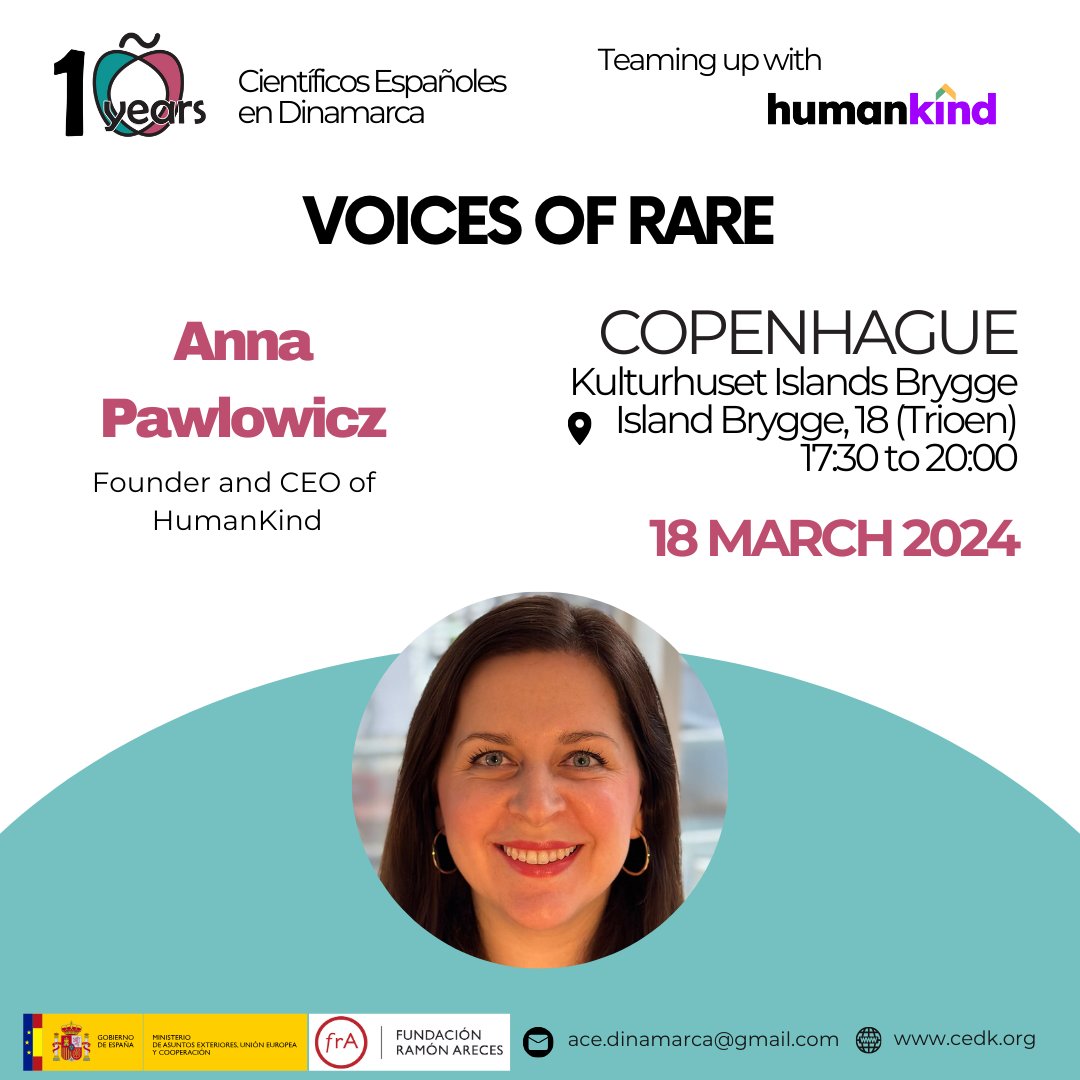 Let us introduce you to the VOICES OF RARE Speakers! The event is happening tomorrow and we are very proud to have reunited in one room 4 of the main actors in the rare disease community open to a dialogue.