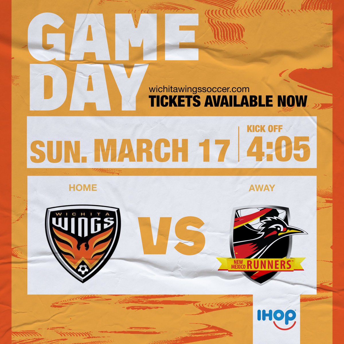 IT’S GAME DAY IN NEW MEXICO 
🧡☘️🧡☘️

🆚 New Mexico Runners
🕓 4:05 P.M. CT
📍Rio Rancho Events Center
📺 youtube.com/live/yhnnZdGaZ…