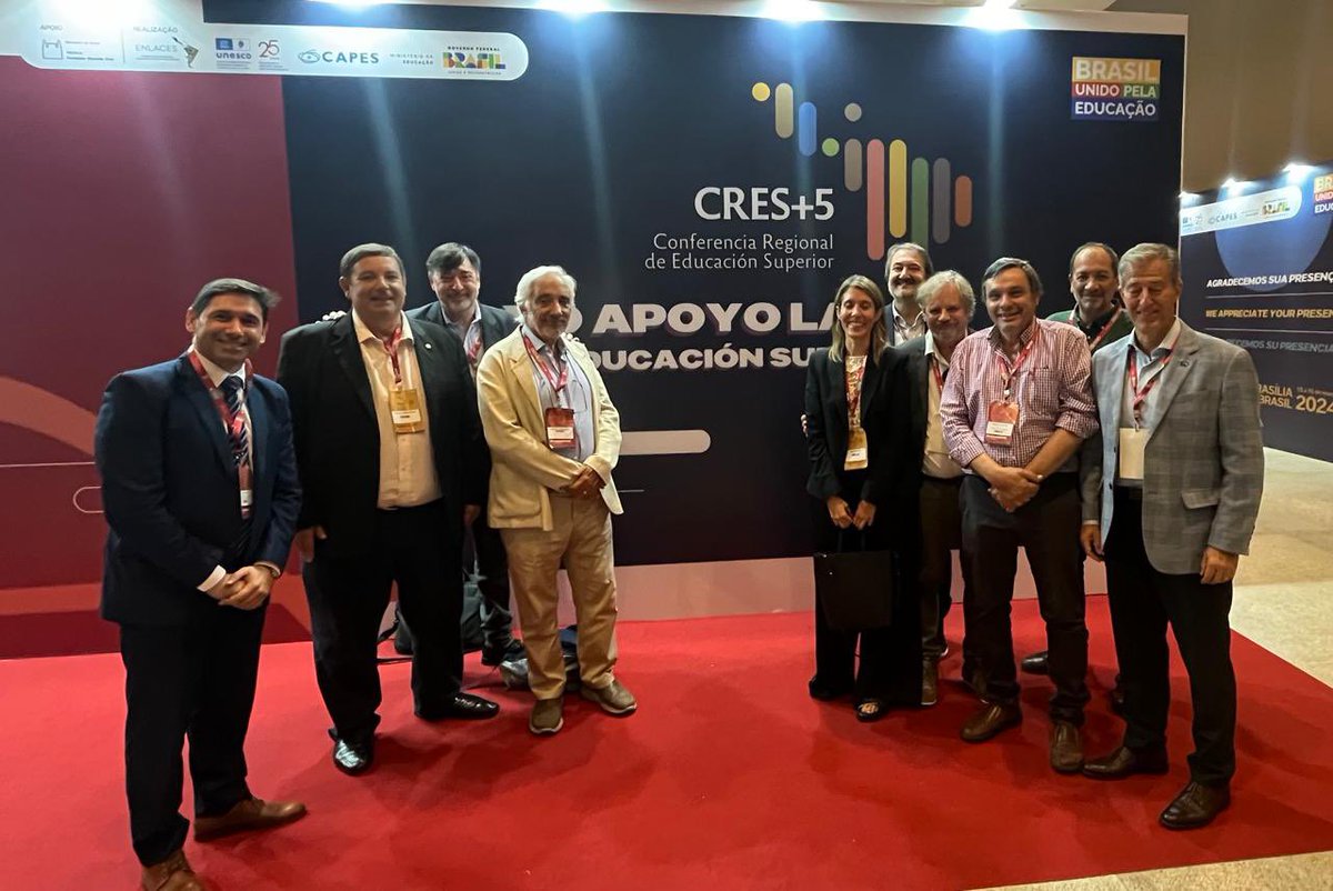 En Brasilia 🇧🇷 Conferencia Regional de Educación Superior CRES+5 🏛️