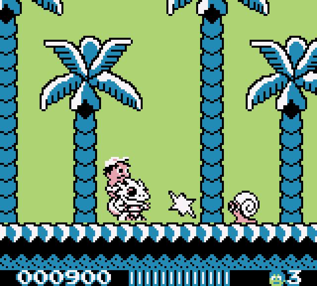BuscandoElWarp's tweet image. El juego del día:#AdventureIsland (#GameBoy)
Creador:#Hudson 1991
Las aventuras de Master Higgins también llegaron al ladrillo de la gran N. Lanzando martillos, viajando en patinete y montando en "dinosaurios" emprende el viaje para el rescate de la princesa Leilani del hechicero