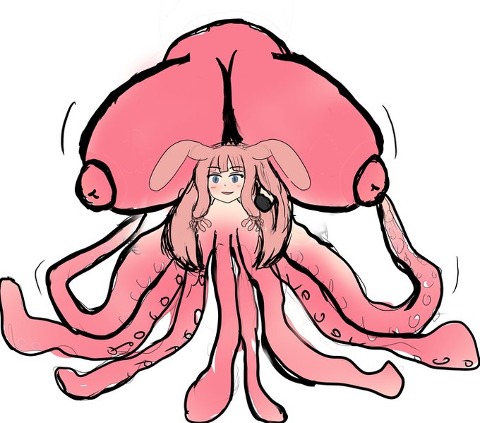 イカ化に感化されて落書き
海洋生物の体の構造は奥が深い・・・ 