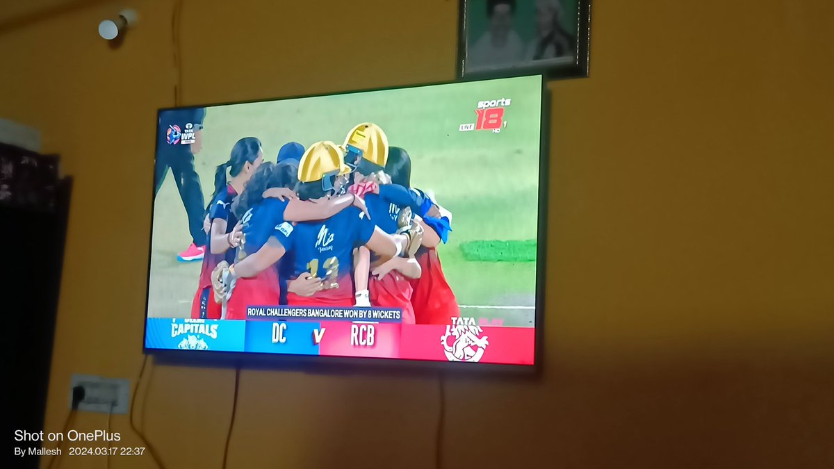 MalleshMinchu's tweet photo. Congratulations RCBW🎉 dreams comes true 😍🥰 https://t.co/71kLwtE5OA
