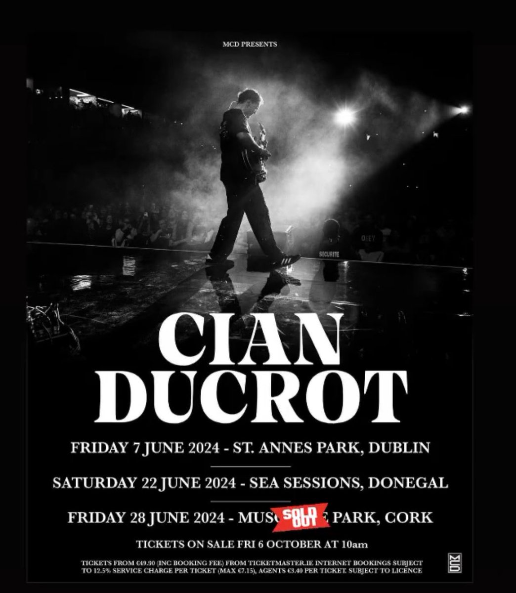 Ireland 🇮🇪🇮🇪🇮🇪🇮🇪 ticketmaster.ie/cian-ducrot-du…