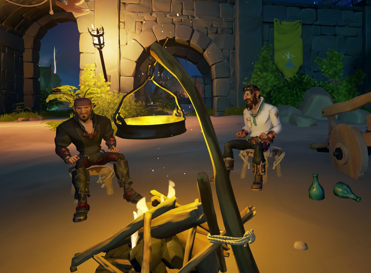 DarkFlay's tweet photo. Happy St. Patty's Day! The Tavern is open, come say hi!
#SeaOfThieves 

https://t.co/E64eEbsIR4 https://t.co/PuIvQADFZf