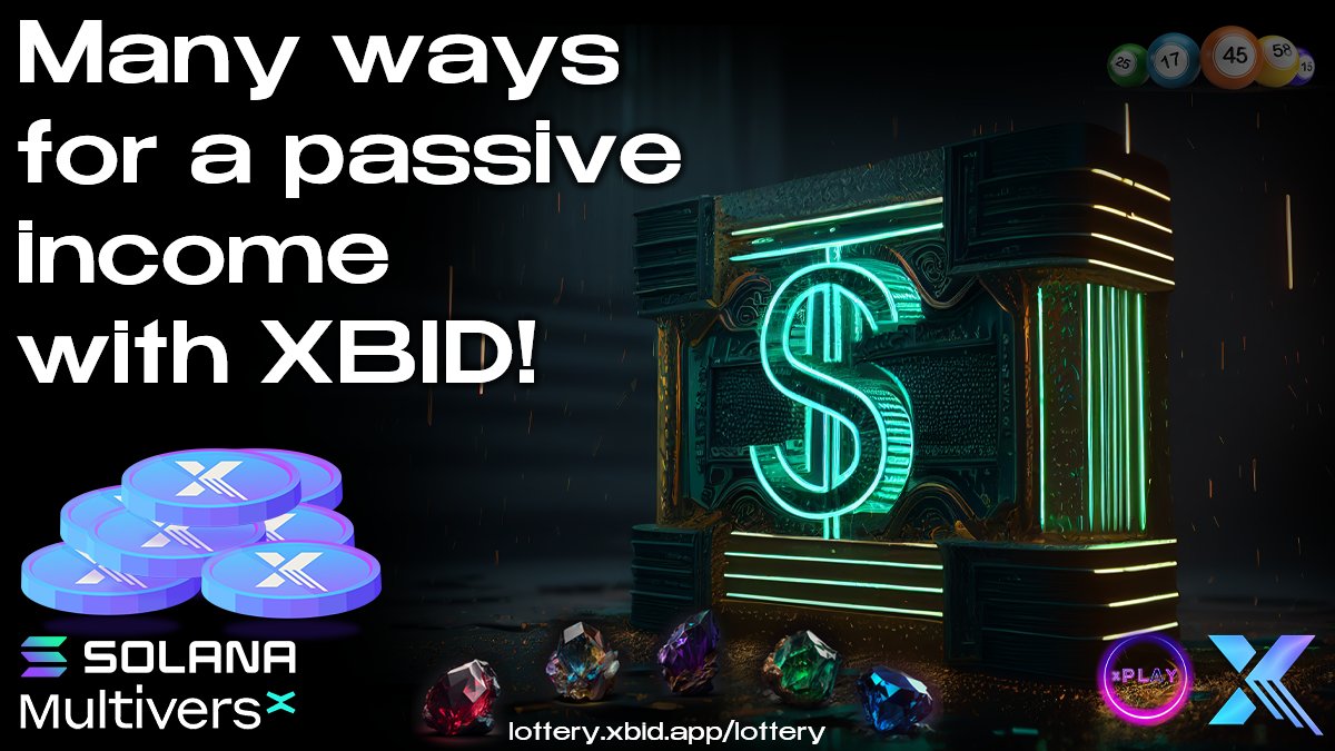 Passive Income with $XBID

There are some good ways to Earn a decent Passive Income with us! Learn more about the SFTs, about staking, about $XPLAY and much more into our Gitbook!

xbid.gitbook.io/xbid/

<a href="/PulsarTransfer/">PulsarTransfer</a> send 100000 MEX to 100 reactions
#MultiversX #Solana #XBID