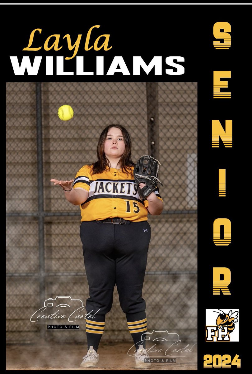 SoftballFHHS's tweet photo. Senior Year Layla Williams https://t.co/P4o0Elub1Y