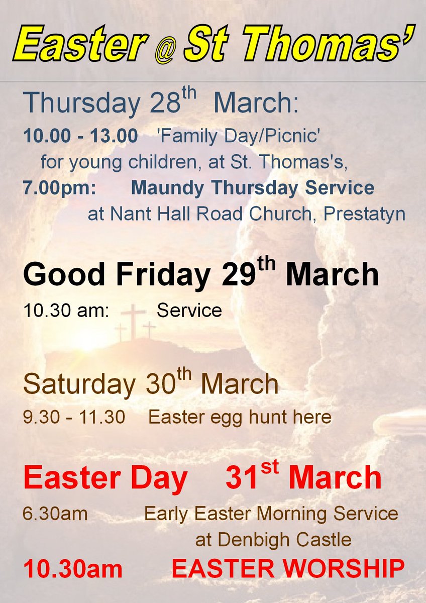 St Thomas’s Church Denbigh (@stthomasdenbigh) on Twitter photo 