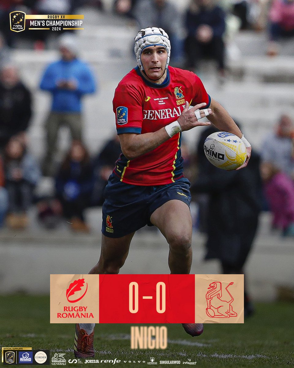 Comienza el partido. 

⚔️ <a href="/RugbyRomania/">Rugby Romania</a> 

📺 En directo por <a href="/MovistarRugby/">Rugby en Movistar Plus+</a> 

#LosLeones | <a href="/rugby_europe/">Rugby Europe</a>
