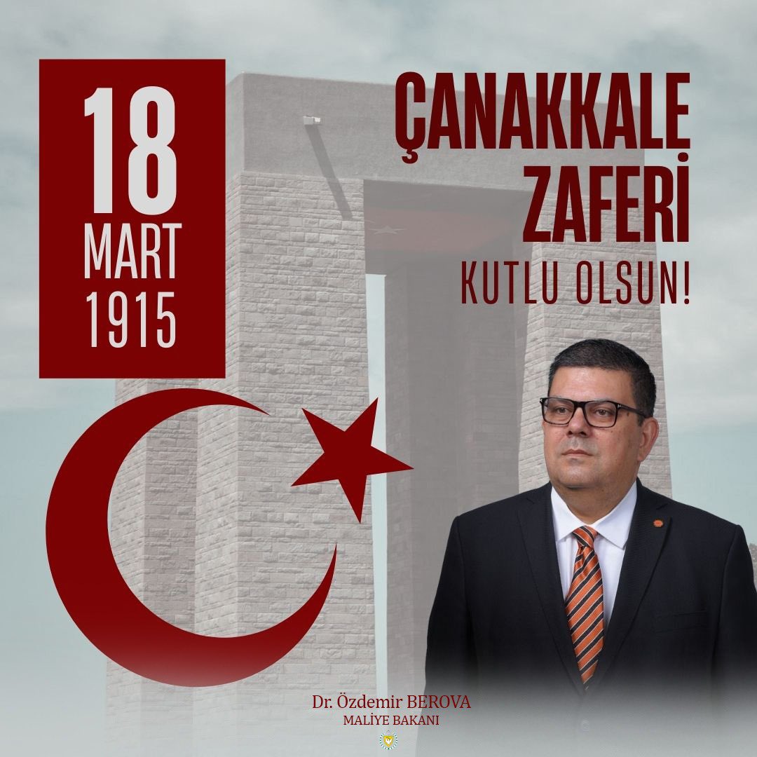 #Çanakkale Zaferinin 109. Yılında 18 Mart Şehitler Günü’nde Anavatan topraklarını bize mukaddes bir  vatan olarak bırakan aziz şehitlerimizi başta Ulu Önder Mustafa Kemal Atatürk olmak üzere tüm kahramanlarımızı rahmet ve minnetle anıyoruz. #KKTC #Türkiye