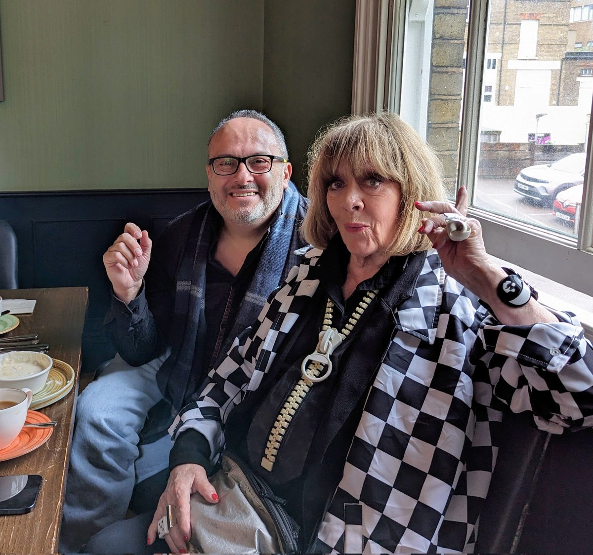 Eighteen months shy of 90 years old the wonderful acting legend that is Amanda Barrie. Such a joyous entertaining lady. Much laughter with her at an event in London today.