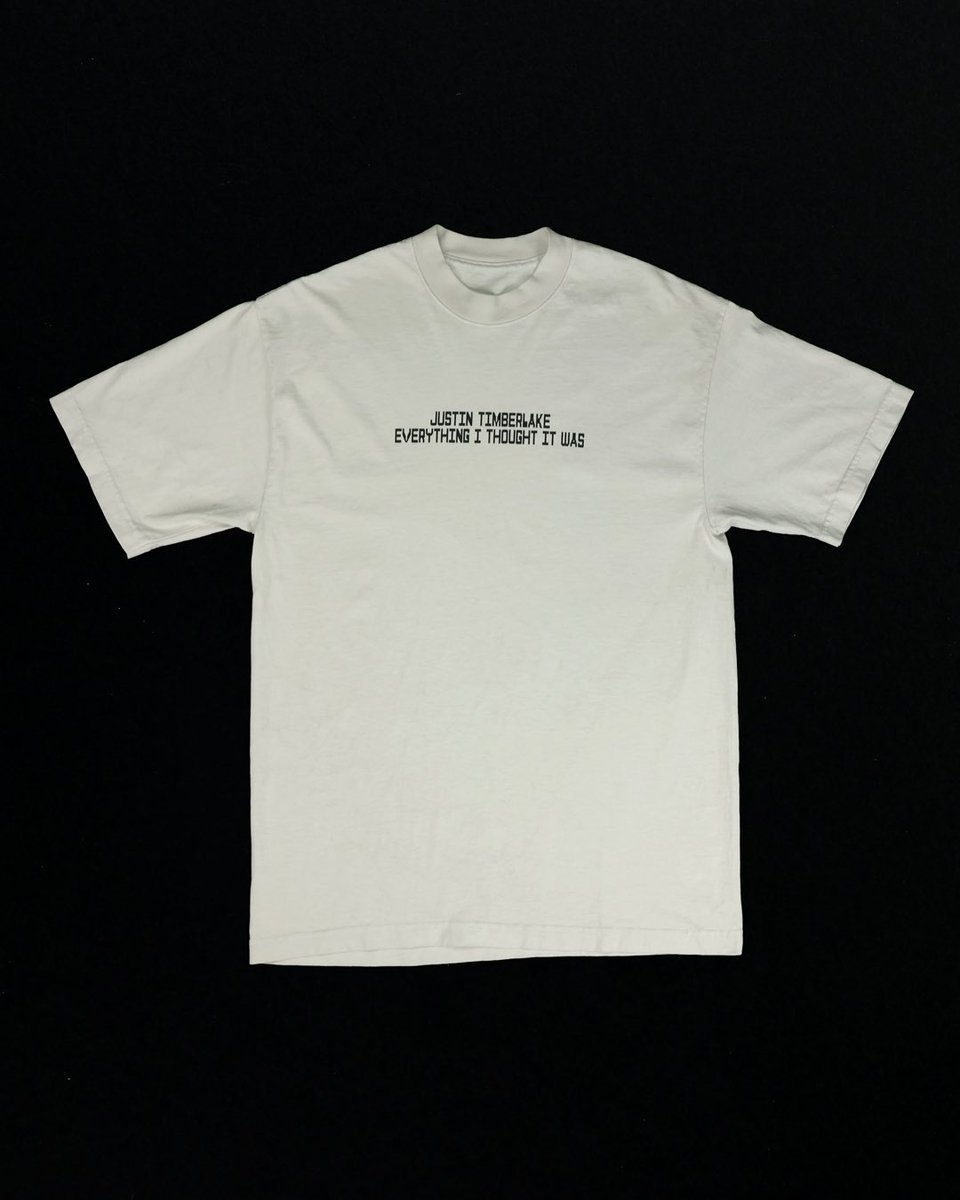 jtimberlake's tweet image. tee + vinyl, $50
shop.justintimberlake.com