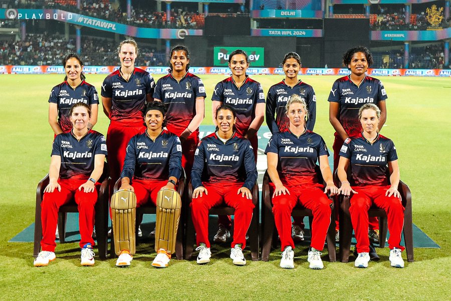 PeaceEmitt's tweet photo. They made sure that , everything has an end @RCBTweets 
#WPL2024 https://t.co/o98C7QakaD