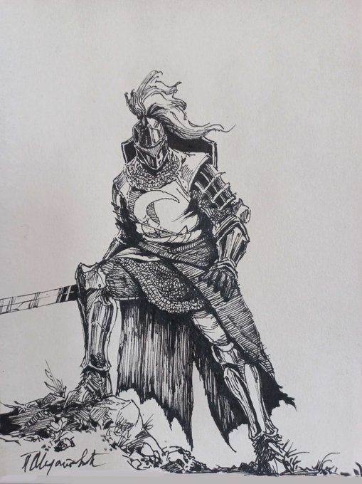 Luna, the Sleepless Wandering Knight[OC] 