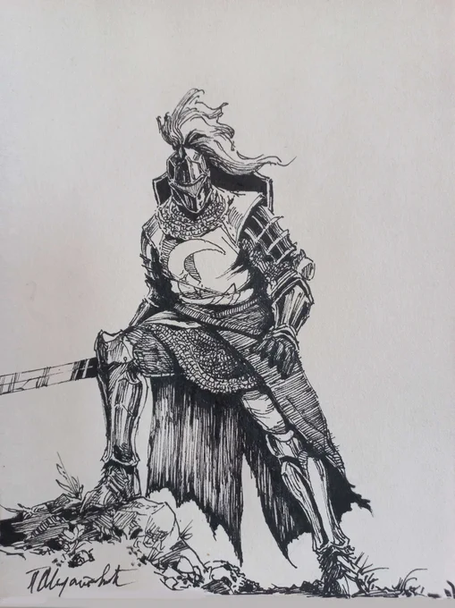 Luna, the Sleepless Wandering Knight[OC] 