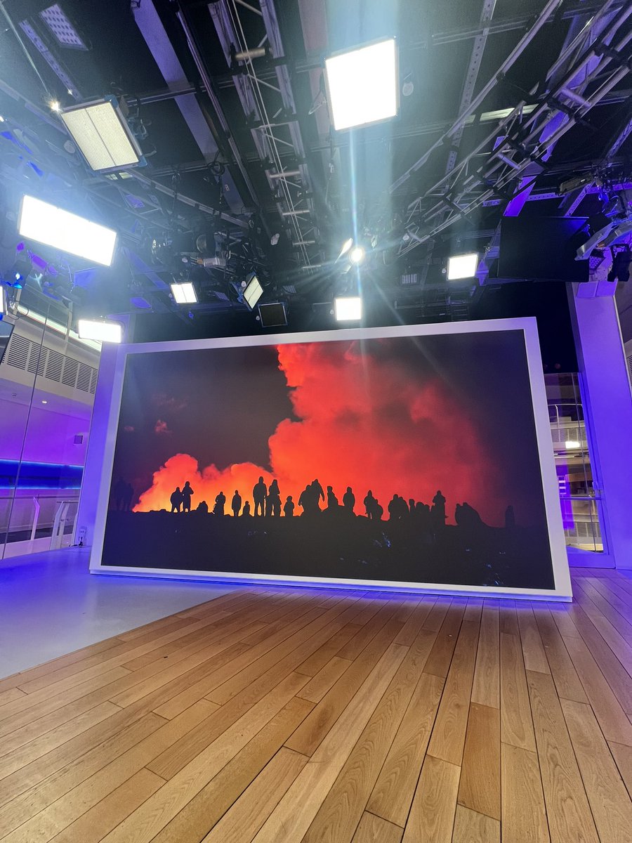 Discussing the Iceland volcanic eruption next with Prof Magnus Tumi Gudmundsson 🌋 @SkyNews
