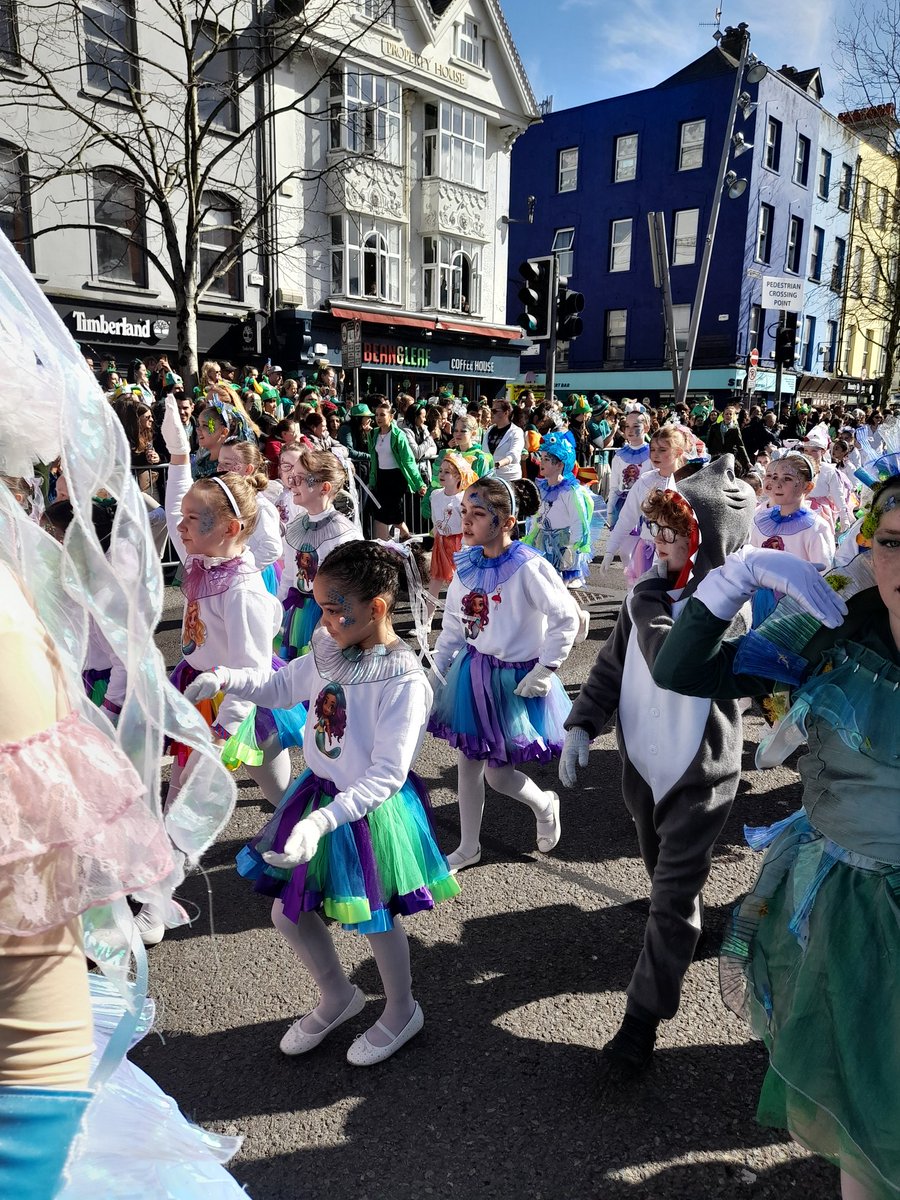 Cork St. Patrick's Day Parade Award Winners 2024 Best Overall Entry: UCC Confucius Institute The Spirit of the Parade Award: Cumann Palaistineach na Mumhan Best Sports Group: Cork Renegades Best Youth Group: Joan Denise Moriarty School of Dance Best Performers: Batala