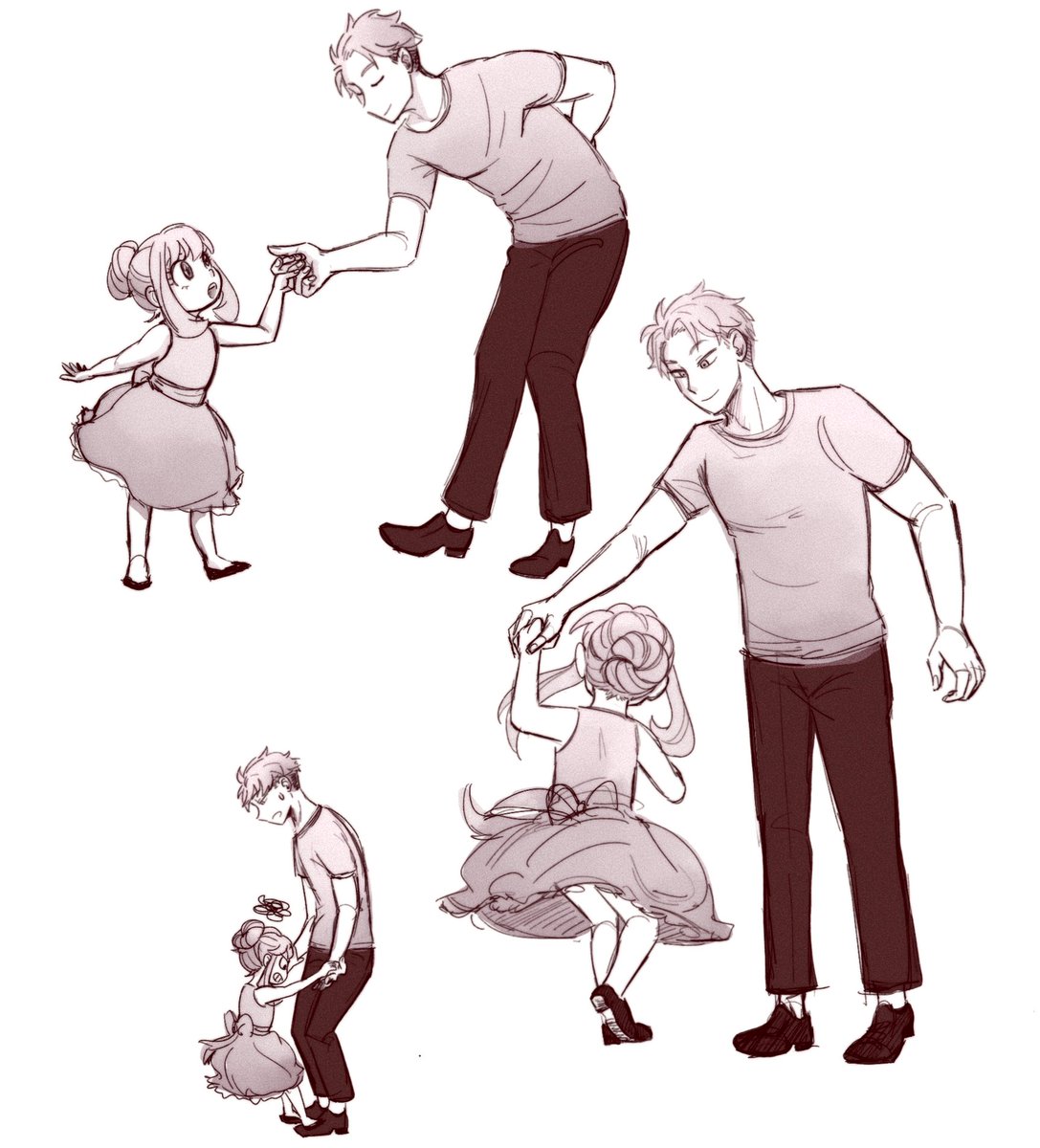 Papa made me practice with him a lot 

#SPY_FAMILY #loidAnya #Mikasdoodles