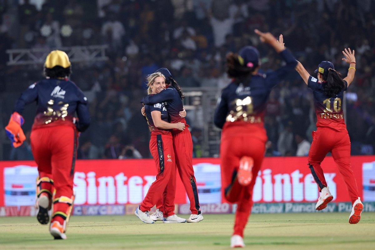virendersehwag's tweet photo. Many congratulations RCB on winning the WPL. Great temperament shown in crunch situations and deserving winners. #WPLFinal https://t.co/hbXOfQdZn9