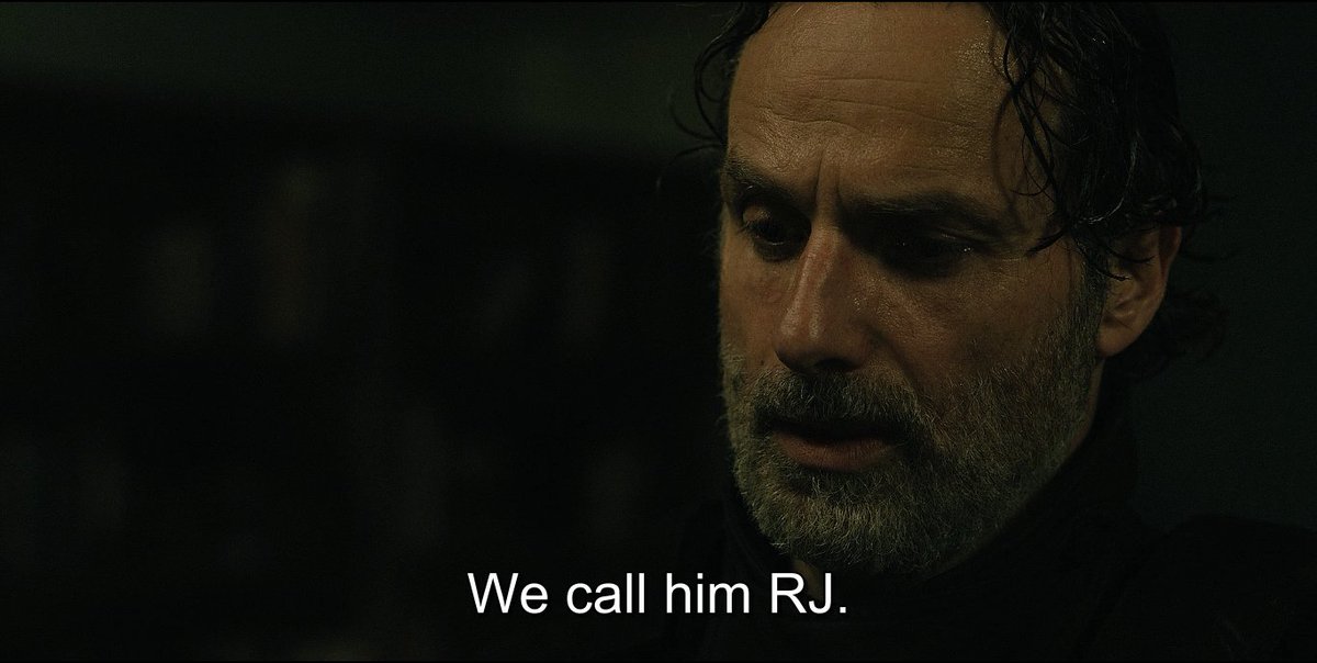 fentwd's tweet photo. o rick processando que tem outro filho que a michonne estava grávida quando ele explodiu a ponte toda a confusão dessa sobrecarga de informações bem estampada com a atuação do andrew lincoln https://t.co/8cSU6Axw63
