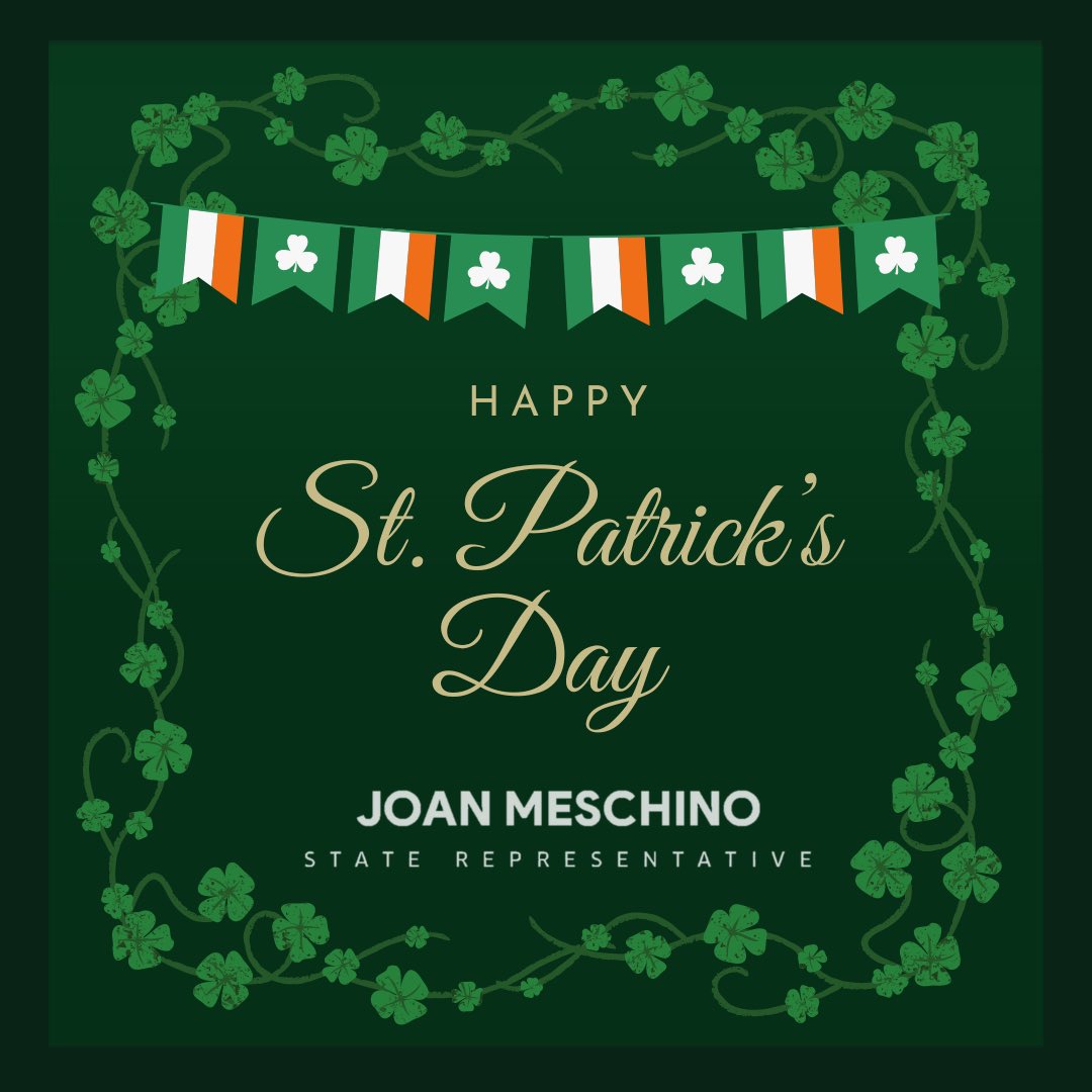 Happy St. Patrick's Day to the 3rd Plymouth District, the South Shore, and the Commonwealth!