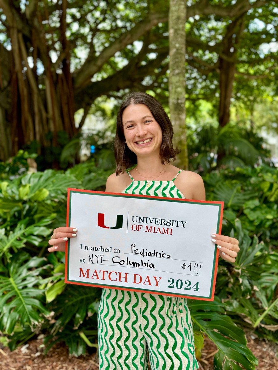 MathildeHainaut's tweet photo. So thrilled to have matched at NYP-Columbia for my training in Pediatrics! Grateful and excited to return home to NYC for this next chapter. 
Can't wait to meet my co-interns!

@KidsAtColumbia @umiamimedicine @UMMDMPH  
#PedsMatch2024 #FuturePedsRes https://t.co/QdtxeiIYCm