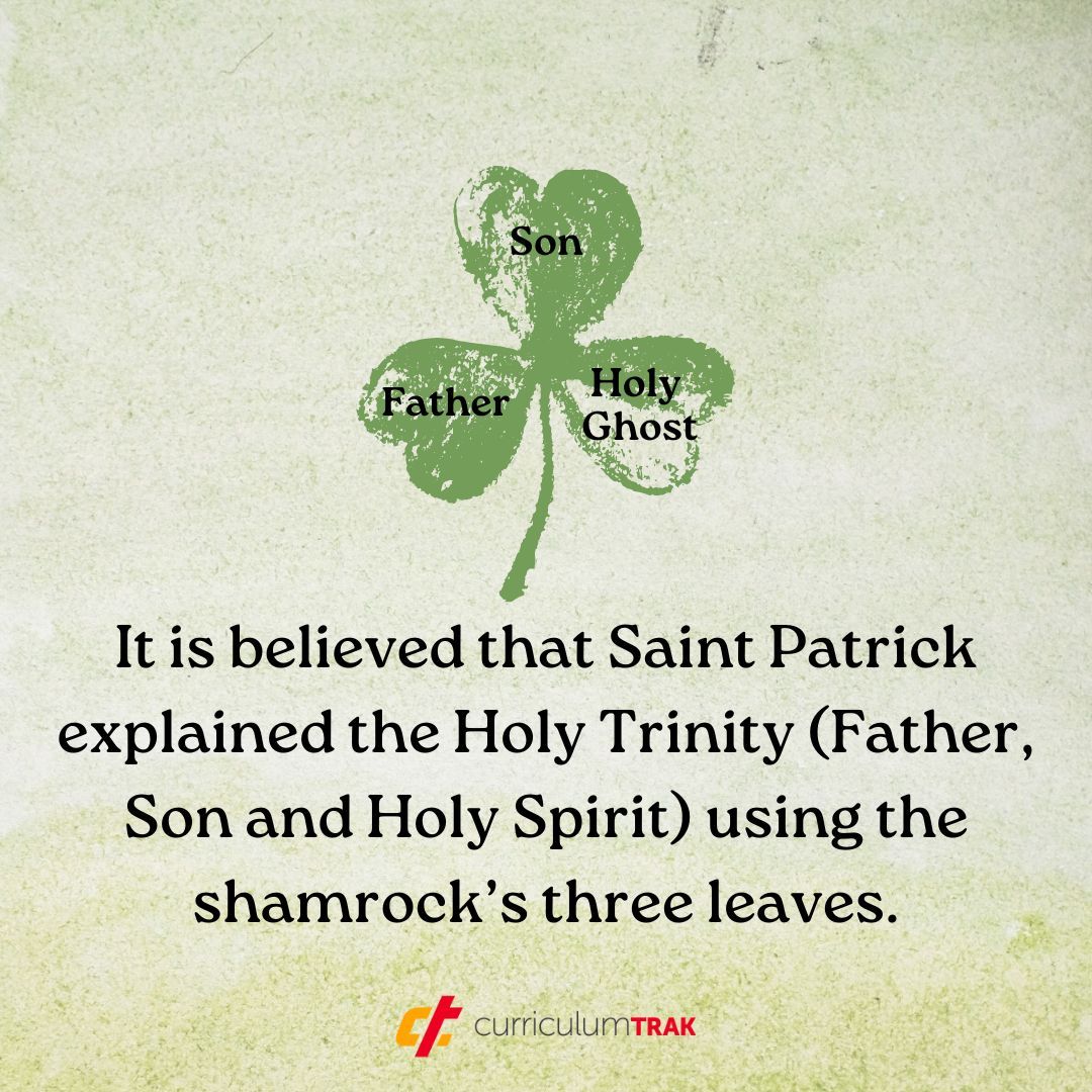 CurriculumTrak's tweet photo. Happy St. Patrick's Day☘️ 

Check out these fun facts summarized from https://t.co/5y7Uo2qjUw👇 https://t.co/KXPEA3sA5H