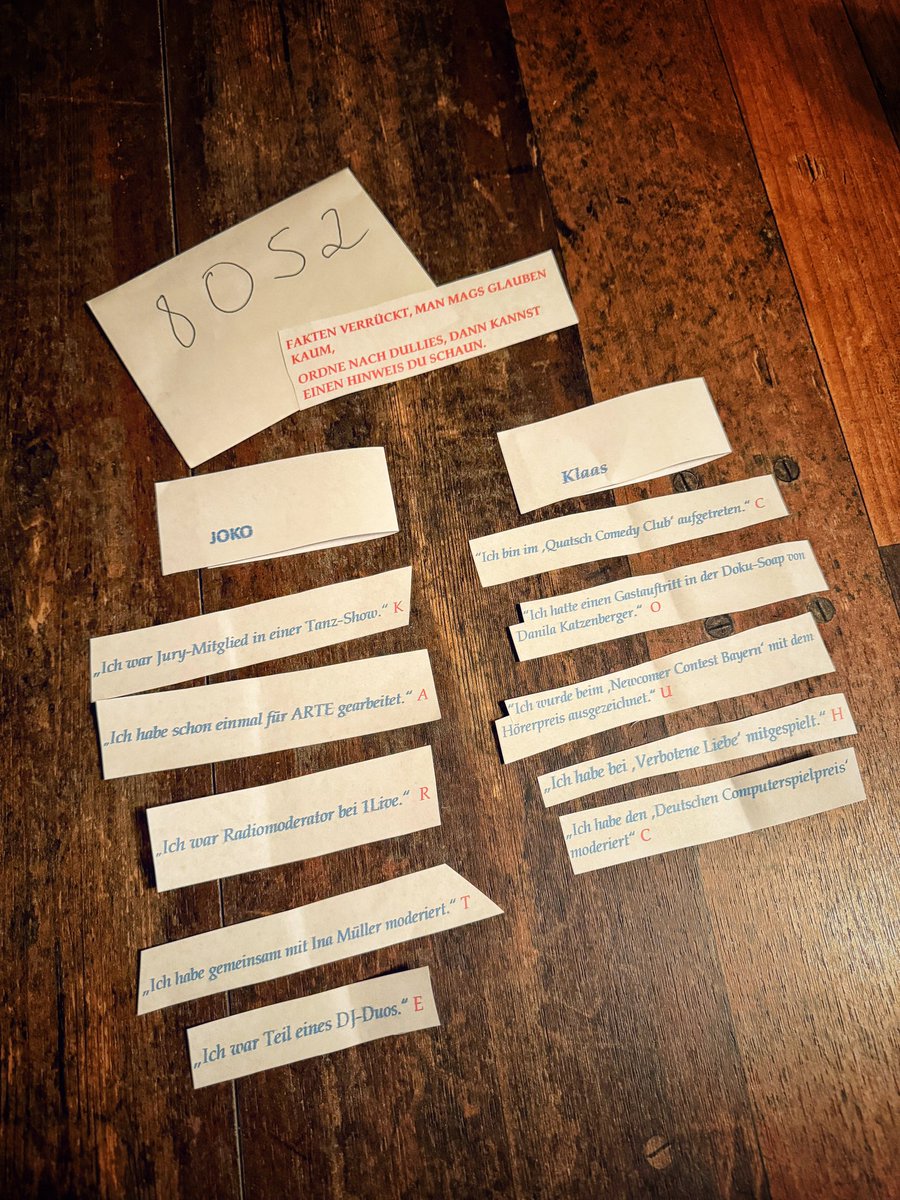 Wie man sich so die Wartezeit bis zum #WSMDS Finale vertreibt 🤩🥰

Escape Game Deluxe brought to you by awesome <a href="/eggxit91/">überschlagimdreivierteltakt</a> 🔍⏰🤓