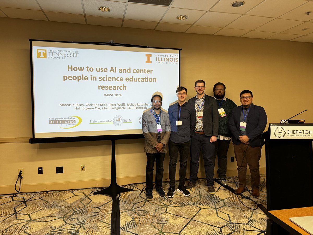 Just finished off our #NARST24 workshop on AI in SciEd research!