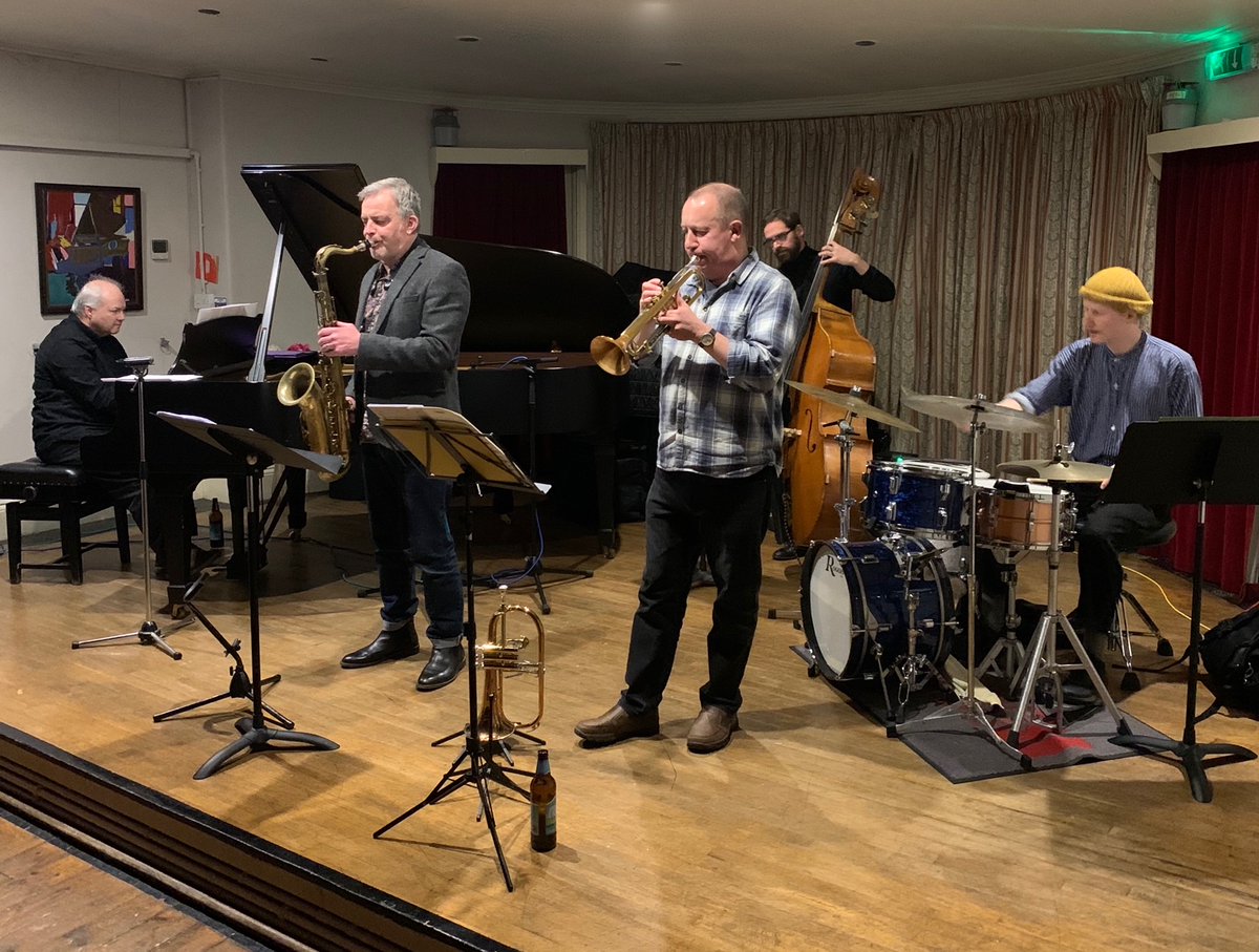 DAVE JONES QUINTET are at Fringe Jazz at The BRISTOL MUSIC CLUB, 76 St  Paul's Road, BS8 1LP on Wed 20th March.
Andy Hague - Trumpet, Ben Waghorn - Sax, Dave Jones - Piano, Ashley John Long - Bass &amp; Ryan Thrupp - Drums
Tickets at fringejazz.com/gig-list.html
#bristoljazz  #bristol