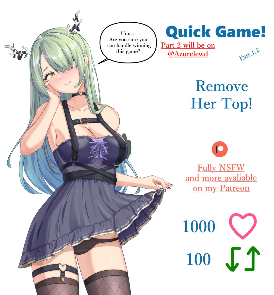 AzureCruiser's tweet image. Let's play a game with Goth Fauna!