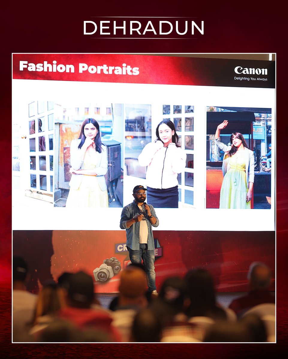 Canon_India's tweet photo. EOS R50 #CreatorModeOn Meet 2024 Edition

Held in Chennai | Dehradun | Hyderabad, aimed at empowering creators in their journey of creation!

Here’s a sneak peek of all the action and fun at the EOS R50 events.

Special thanks to the duo of Rebecca Roy & Gowthaman Ilambarathi, along with Ankit Kumar and Rakesh Pulapa for enriching the vlogger community with their priceless experience.

Next stop RANCHI! See you soon!

#ClickwithCanon #CANwithCanon #CreatorModeOn #ShootShareTrend #EOSR50 #DelightingYouAlways #CanonIndia #Chennai #Dehradun #Hyderabad