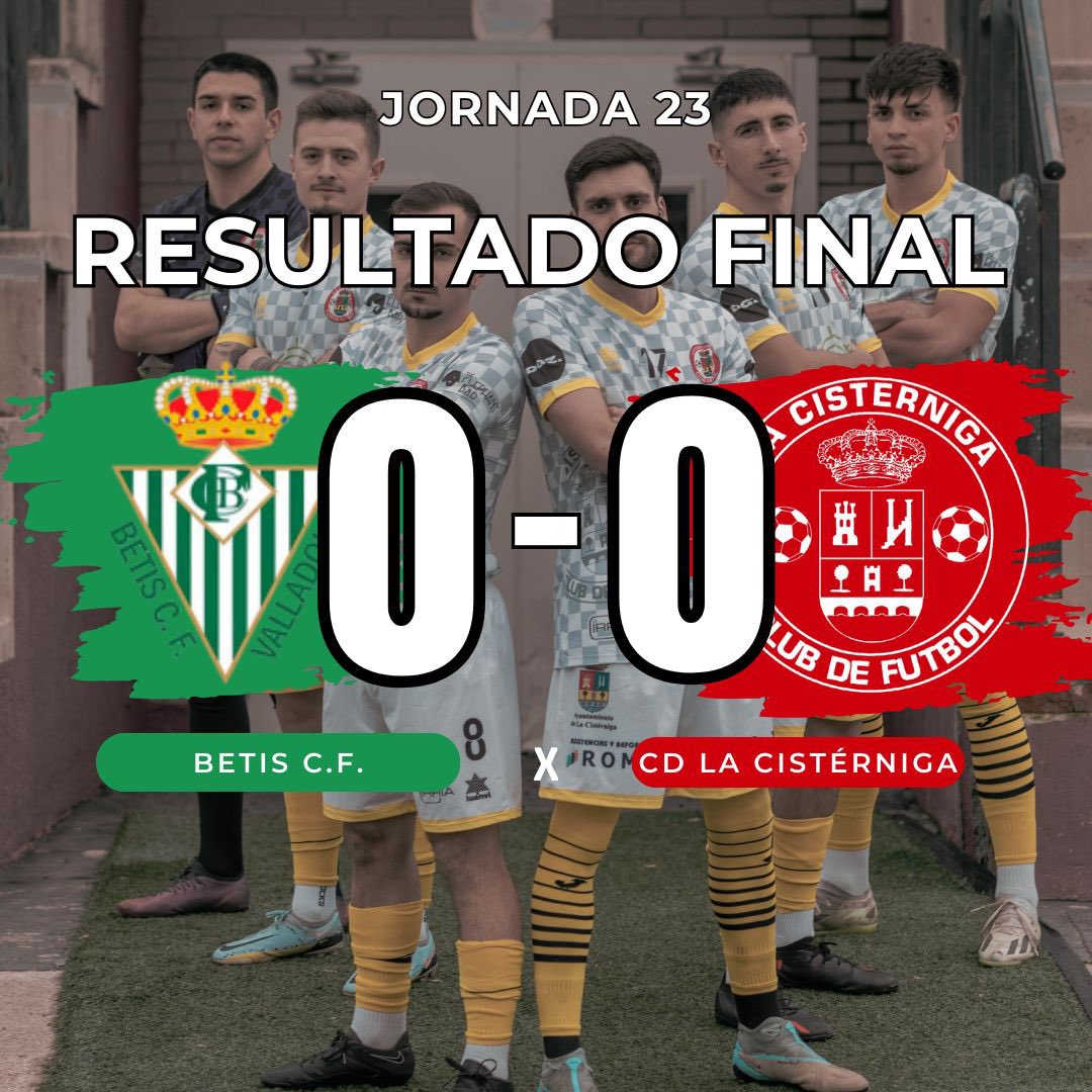 🚨 RESULTADO FINAL 🚨

🟢 Betis CF 0-0 CD La Cistérniga 🔴
