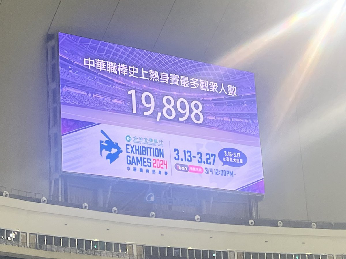 #CPBL  #台北大巨蛋