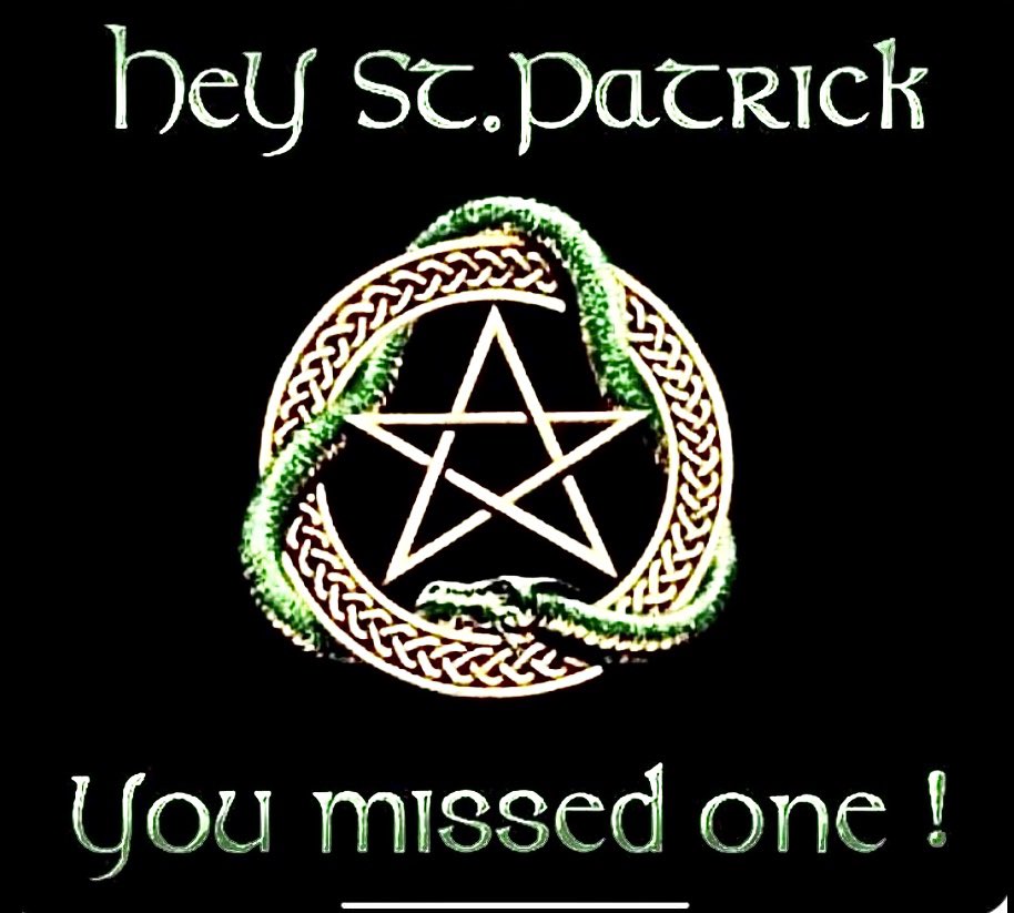 ScorpioLisaM's tweet photo. #SaintPatricksDay #StPaddysDay #HeySaintPatrickYouMissedOne #GoodWitches #StPatricksDay https://t.co/pHRM8Z1YKX