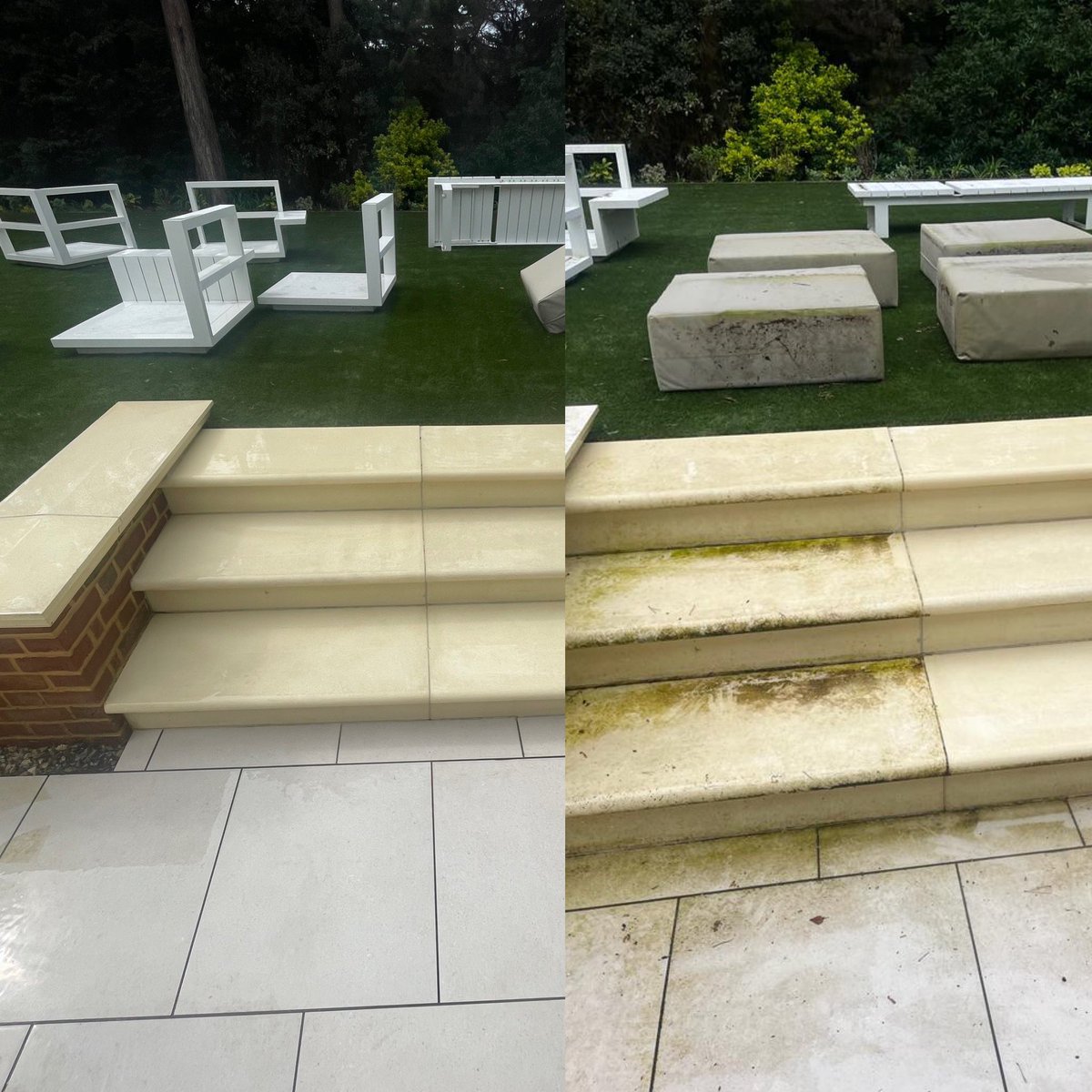 bluecloverclean's tweet photo. A Brilliant Clean up by the Team for Harry and Sandra Redknapp . 

#exteriorcleaning #pressurewashing #windowcleaning #sandbanks #bournemouth #poole #southampton #portsmouth https://t.co/EgwCdNN2XT